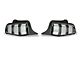 2018 Style Sequential LED Tail Lights; Matte Black Housing; White/Clear Lens (10-12 Mustang)