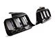 White Light Bar LED Tail Lights; Black Housing; Clear Lens (05-09 Mustang)