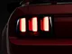 White Light Bar LED Tail Lights; Black Housing; Smoked Lens (05-09 Mustang)