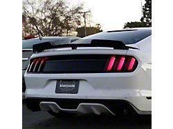 Wicker Bill; Dark Tint (15-23 Mustang w/ California Special Rear Spoiler)