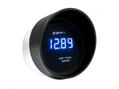 Grams Performance Wideband Air/Fuel Ratio Gauge (Universal; Some Adaptation May Be Required)