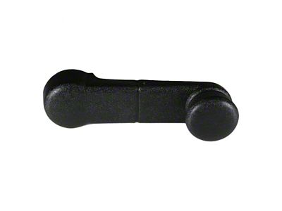 Window Crank Handle; Black (87-89 Mustang)