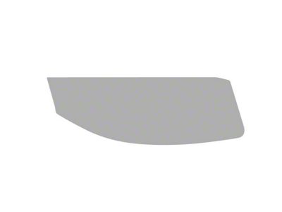 Window Tint Pre-Cut Kit; Front Driver Side Roll-Up; 25% Medium (10-14 Mustang Coupe)