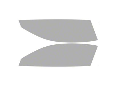 Window Tint Pre-Cut Kit; Front Roll-Ups; 50% Light (15-23 Mustang Convertible)