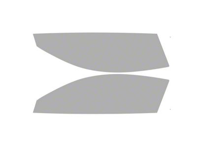 Window Tint Pre-Cut Kit; Front Roll-Ups; 50% Light (15-23 Mustang Fastback)