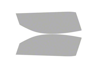 Window Tint Pre-Cut Kit; Front Roll-Ups; 50% Light (10-14 Mustang Convertible)