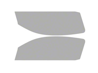 Window Tint Pre-Cut Kit; Front Roll-Ups; 50% Light (10-14 Mustang Coupe)