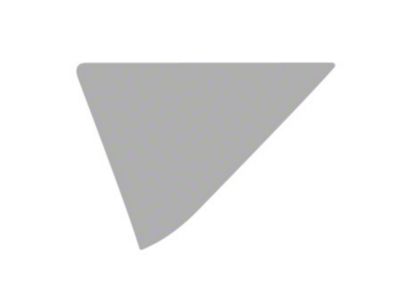 Window Tint Pre-Cut Kit; Rear Driver Side Quarter; 25% Medium (10-14 Mustang Convertible)