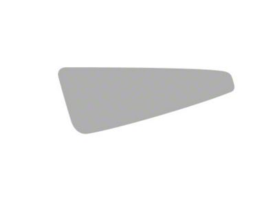 Window Tint Pre-Cut Kit; Rear Driver Side Quarter; 25% Medium (10-14 Mustang Coupe)