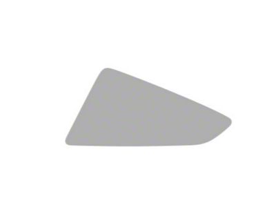 Window Tint Pre-Cut Kit; Rear Passenger Side Quarter; 25% Medium (15-23 Mustang Fastback)