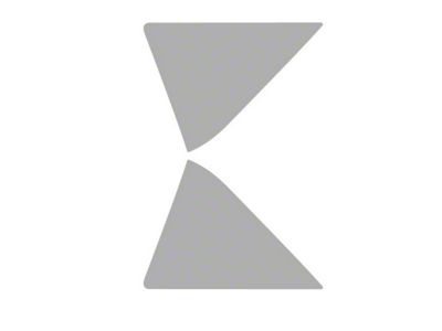 Window Tint Pre-Cut Kit; Rear Quarters; 25% Medium (10-14 Mustang Convertible)