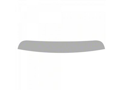 Window Tint Pre-Cut Kit; Windshield Eyebrow Default Outline; 50% Light (15-23 Mustang Fastback)