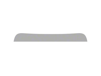 Window Tint Pre-Cut Kit; Windshield Eyebrow Default Outline Straight; 25% Medium (15-23 Mustang Fastback)