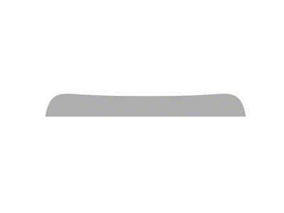 Window Tint Pre-Cut Kit; Windshield Eyebrow Default Outline Straight; 50% Light (15-23 Mustang Convertible)