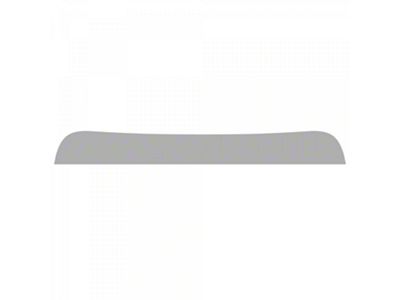 Window Tint Pre-Cut Kit; Windshield Eyebrow Default Outline Straight; 50% Light (15-23 Mustang Fastback)