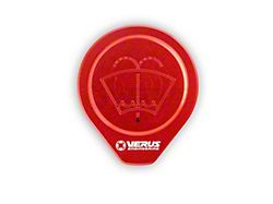 Windshield Washer Fluid Reservoir Cap; Anodized Red (15-24 Mustang)
