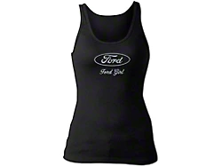 Women's Ford T-Shirt Logo Tank Top; Medium 