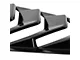 5-Vent Style Quarter Window Louvers; Gloss Black (15-23 Mustang Fastback)