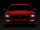 LED Bar Projector Headlights; Matte Black Housing; Smoked Lens (15-17 Mustang; 18-22 Mustang GT350, GT500)