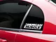 SEC10 AmericanMuscle Quarter Window Decal; White (79-23 Mustang)