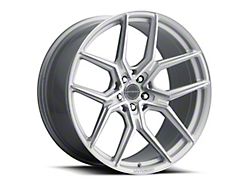 MV Forged MVF5 Diamond Silver Wheel; Rear Only; 20x11; 52mm Offset (10-14 Mustang)