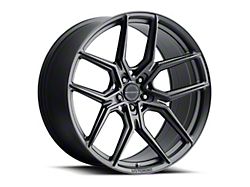 MV Forged MVF5 Satin Black Wheel; Rear Only; 21x12; 49mm Offset (20-26 Corvette C8 Stingray)