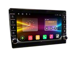 Navos by Linkswell IQ Series 10-Inch Radio with Knobs and Install Kit (Universal; Some Adaptation May Be Required)