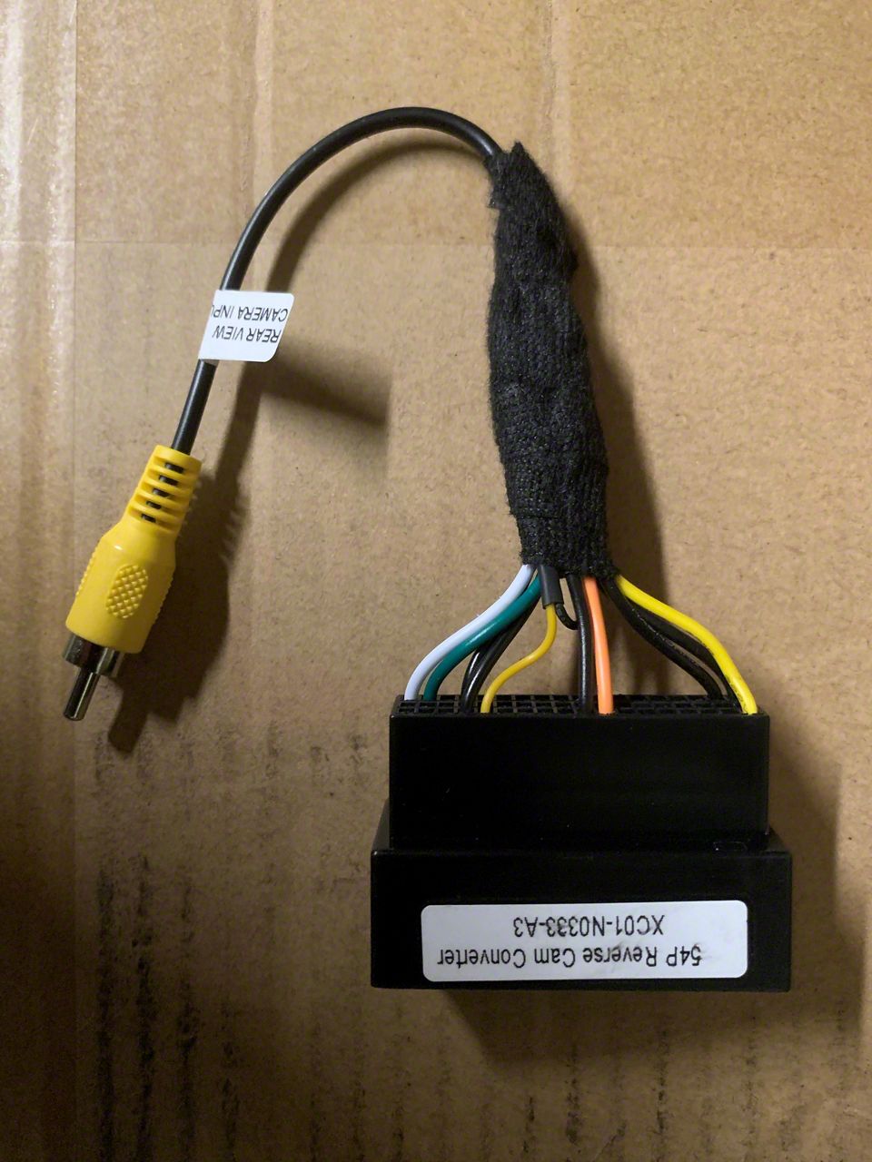 Navos Mustang 2019+ MY Backup Camera Connection Harness LWMUCAMADPT19