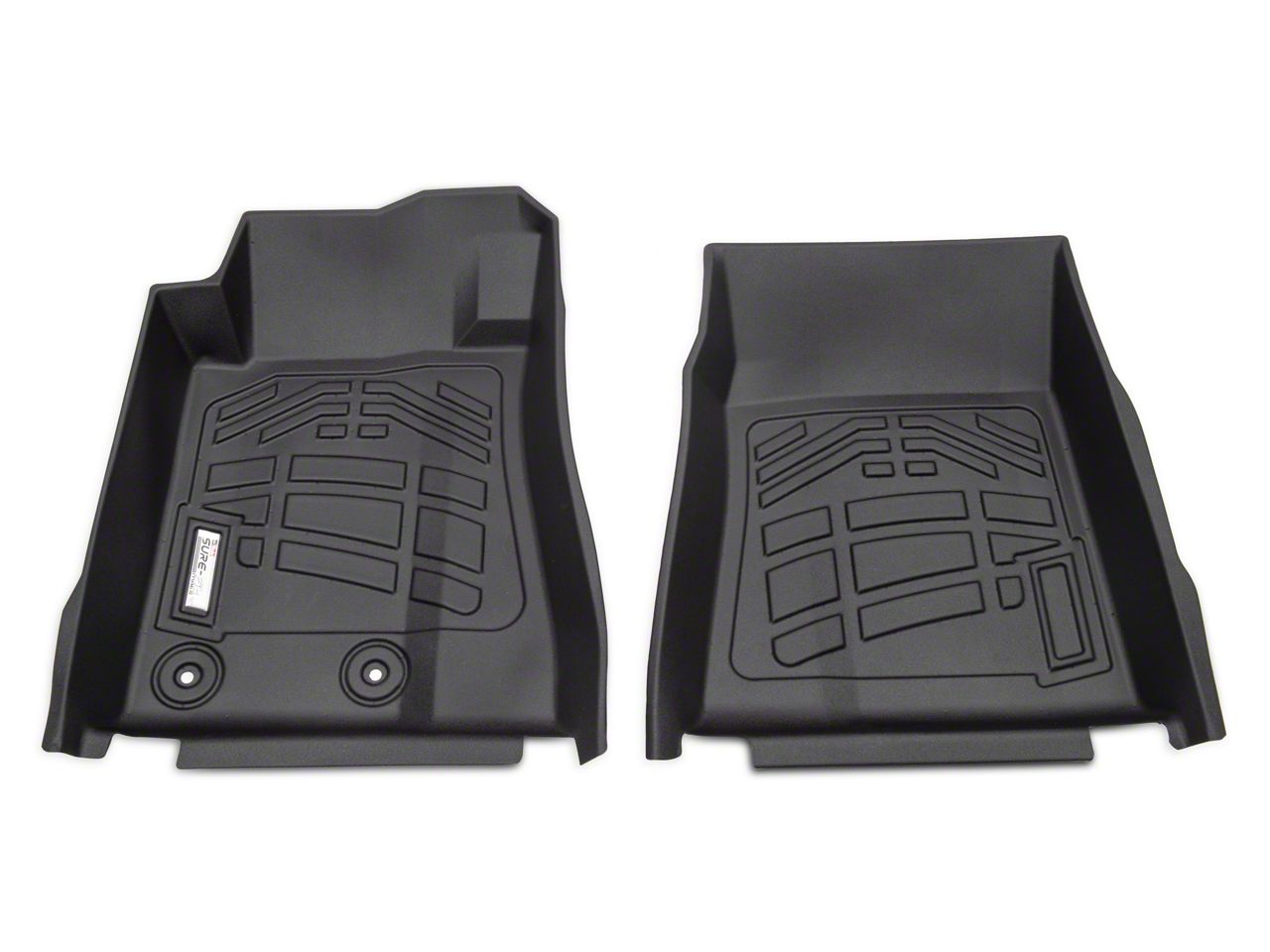 SpeedForm Mustang SureFit Front Floor Liners; Black 406809 (1522