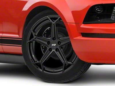 Niche Arrow Gloss Black Wheel; 20x9; 25mm Offset (05-09 Mustang)