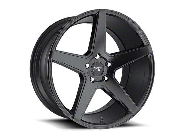 Niche Carini Matte Black Wheel; 20x10 (05-09 Mustang)