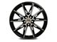 Niche Gemello Gloss Black Machined Double Dark Tint Wheel; 20x9 (05-09 Mustang)