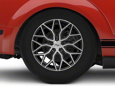Niche Mazzanti Gloss Black Wheel; Rear Only; 20x10.5; 40mm Offset (05-09 Mustang)