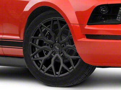 Niche Mazzanti Matte Black Wheel; 19x9.5; 35mm Offset (05-09 Mustang)