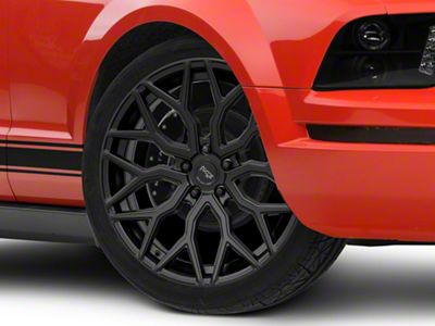 Niche Mazzanti Matte Black Wheel; 20x9; 35mm Offset (05-09 Mustang)