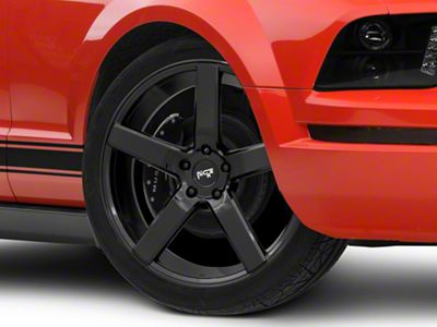 Niche Milan Gloss Black Wheel; 20x8.5; 35mm Offset (05-09 Mustang)