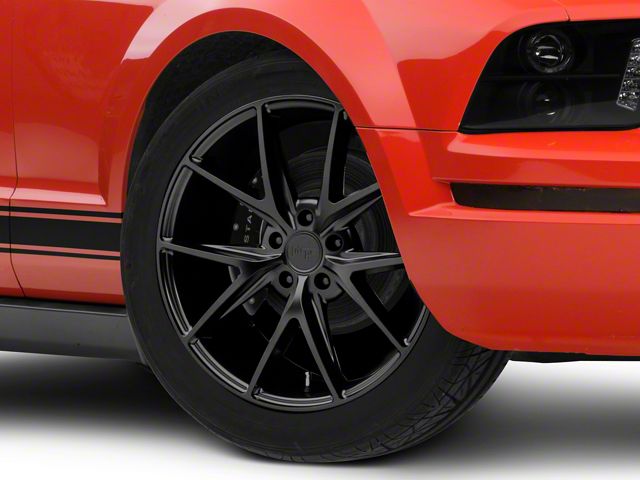 Niche Misano Matte Black Wheel; 19x8.5 (05-09 Mustang)