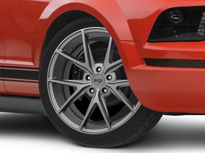 Niche Misano Matte Gunmetal Wheel; 20x10; 40mm Offset (05-09 Mustang)