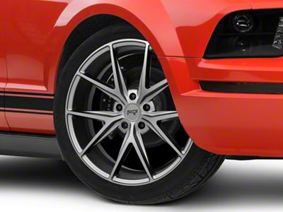 Niche Misano Matte Gunmetal Wheel; 20x9; 35mm Offset (05-09 Mustang)