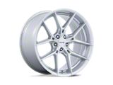 Niche Prodigy 5 Silver with Machined Face Wheel; 20x9; 35mm Offset (05-09 Mustang)