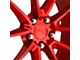 Niche Sector Candy Red Wheel; 20x9 (05-09 Mustang)