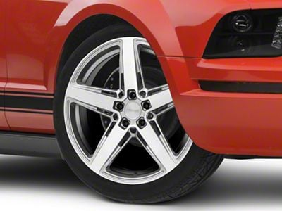 Niche Teramo Anthracite Brushed Face Tint Clear Wheel; 20x9; 25mm Offset (05-09 Mustang)