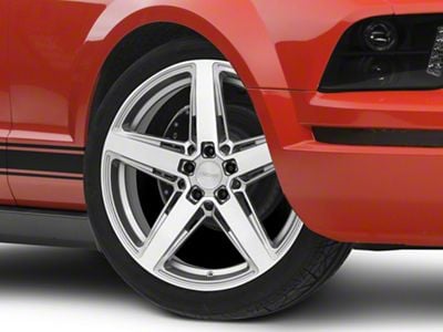 Niche Teramo Anthracite Brushed Face Tint Clear Wheel; 20x9; 35mm Offset (05-09 Mustang)
