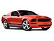 Niche Teramo Anthracite Brushed Face Tint Clear Wheel; Rear Only; 20x11 (05-09 Mustang)