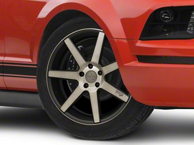 Niche Verona Matte Black Machined Wheel; 19x8.5 (05-09 Mustang)