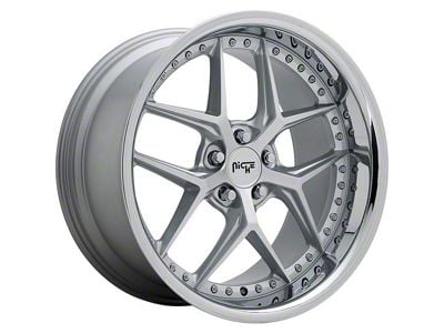 Niche Vice Matte Silver Wheel; 20x9 (05-09 Mustang)