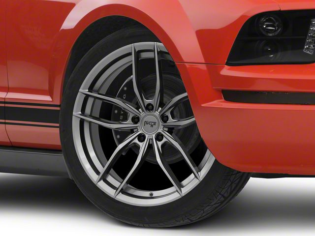 Vosso Rims Niche Mustang Vosso Matte Anthracite Wheel; 20x9; 25mm Offset ...
