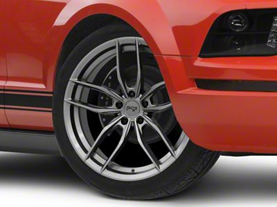 Niche Vosso Matte Anthracite Wheel; 20x9; 35mm Offset (05-09 Mustang)