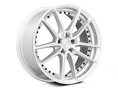 Niche DFS Gloss Silver Machined Wheel; 22x9; 18mm Offset (06-10 RWD Charger)