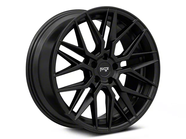 Niche Gamma Matte Black Wheel; 20x9 (06-10 RWD Charger)